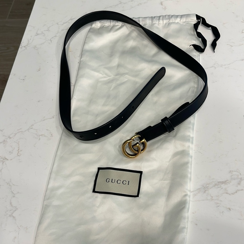 Gucci GG Marmont Thin Women’s Belt 80CM 32 in